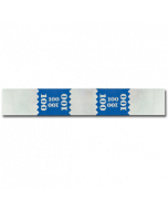 $100 Saw Tooth Band-Bleached