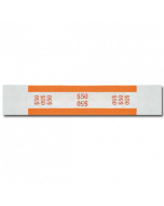 $50 Color Bar Design Straps with No Denomination