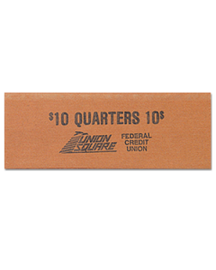 Quarters Flat Tubular Coin Wrappers 