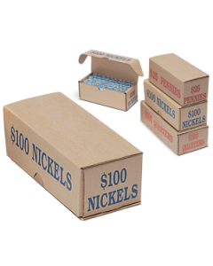 Nickels Coin Storage and Shipping Box